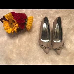 👠Size 7.5 Light Tan Suede Stilettos👠